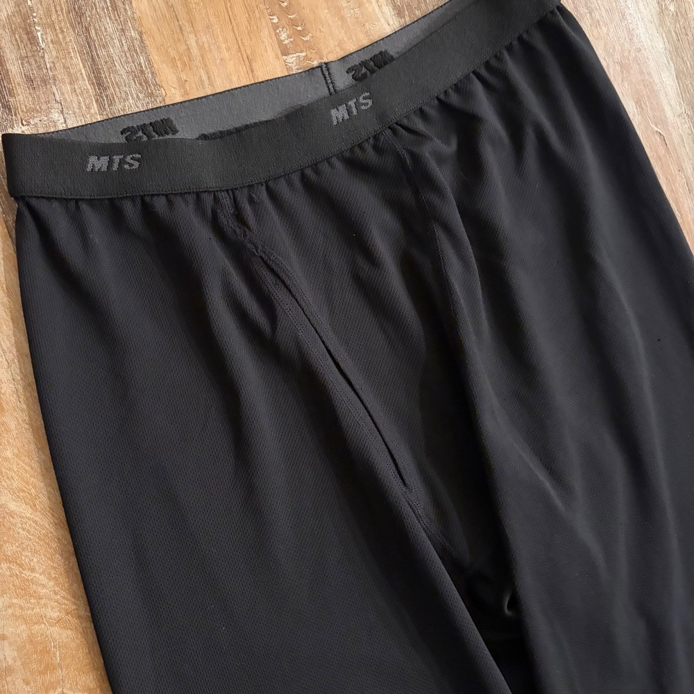 REI MTS Mens Black Base Layer Thermal Bottoms Pants UPF 50+ Medium 23M729-1 - Picture 4 of 10
